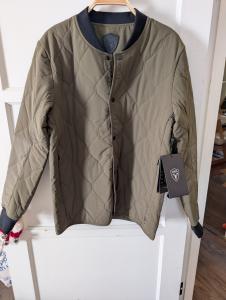 Nobis Large Fatigue Olive Speck Men's Reversible Mid Layer Jacket
