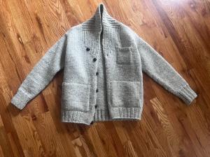 Csc Co., Canada Cowichan Sweater J.Crew Cardigan M Size Grey wool 