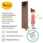 South Shore Furniture Holland 6-Drawer Double Dresser, Weathered Oak