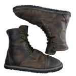 Bearfoot Bruin Kodiak Brown Boot Mens 11 Leather Barefoot Minimalist Zero Drop