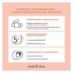 South Shore Furniture Gramercy 6-Drawer Double Dresser Pure Black, Contemporary