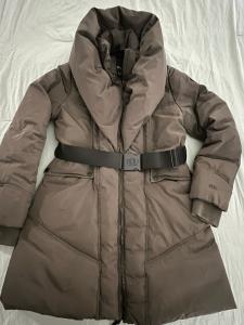 RUD by RUDSAK KOLAD Belted Down Puffer Parka Shawl Collar Sz XL -Free Ship