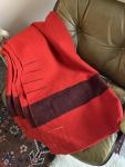 Vintage Hudson’s Bay Company 4 Point Red 100% Wool Blanket 1930-40's