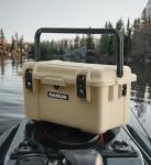 NANUK Trail 35 – 38.8 L (10.2-Gallon) Waterproof Gear Case – Modular Cargo Case for Camping, Fishing, Hunting & Outdoor Storage – Dustproof and Impact Resistant (22.0” x 15.9” x 11.6”) – Desert Tan