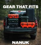 NANUK Trail 35 – 38.8 L (10.2-Gallon) Waterproof Gear Case – Modular Cargo Case for Camping, Fishing, Hunting & Outdoor Storage – Dustproof and Impact Resistant (22.0” x 15.9” x 11.6”) – Desert Tan