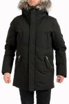 Mackage Men's "Edward-X" Black Fur-Trim Long Parka Jacket sz US 44/XL IT 54