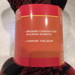 Kodiak Canada’s Boot Cold Weather Socks 3-Pack Mens 7-12  Black / Red Plaid- New