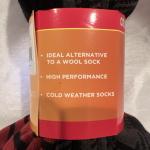 Kodiak Canada’s Boot Cold Weather Socks 3-Pack Mens 7-12  Black / Red Plaid- New