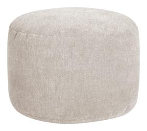 Gouchee Home Dotcom Alfa Pouf Ottoman Soft Velour Footrest Beige