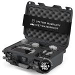 NANUK 915 DJI™ Mini 5 Pro Fly More Combo Plus - Waterproof Hard Case with Drone Foam Insert, Crushproof, Portable Travel Case, Made in Canada - Graphite (15.8" x 12.1" x 6.8")