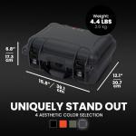 NANUK 915 DJI™ Mini 5 Pro Fly More Combo Plus - Waterproof Hard Case with Drone Foam Insert, Crushproof, Portable Travel Case, Made in Canada - Graphite (15.8" x 12.1" x 6.8")