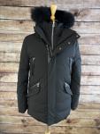 Rudsak Truman Goose Down Men's Parka Size S Rabbit Fur