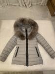 Mackage Women's Puffer Grey with Fur Hood Size Small Pre-Owned Great Condition