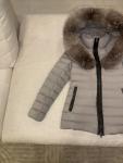 Mackage Women's Puffer Grey with Fur Hood Size Small Pre-Owned Great Condition