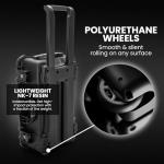 NANUK 935 Hard Case with Cubed Foam – Waterproof Protective Equipment Case with Wheels, 22” x 14” x 9” – Dustproof and Impact Resistant, Airline Carry-On Approved – Black