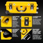 Nanuk 935 Waterproof Carry-On Hard Case with Wheels and Foam Insert (Yellow)