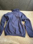 Vintage 90s Sansegal Colorado Sweater 100% Cotton Turtleneck Blue Crew neck