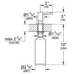 GROHE 40535000 Cosmopolitan Soap Dispenser