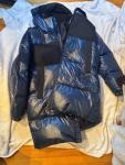 Nobis Neelix long down coat  $1300 retail XL super stylish AND super warm