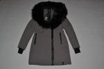AUTHENTIC RUDSAK WOMENS MONKLAND WINTER DOWN COAT FUR ELEPHANT GREY  ALL SIZES