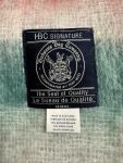 Vintage Hudson’s Bay Company HBC Signature Mohair Blanket Multi Stripe 68x46 EUC