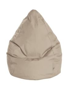 Gouchee Home Brava Collection Contemporary Polyester Upholstered Plush Bean Bag Chair, Khaki