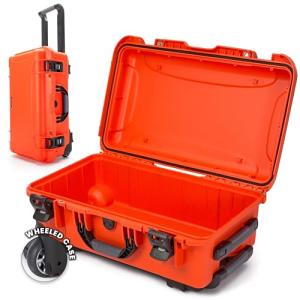 NANUK 935 Hard Case – Waterproof Equipment Case with Wheels, 22” x 14” x 9” – Dustproof and Impact Resistant, Airline Carry-On Approved – Orange