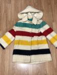 Vtg Hudson's Bay Company Point Blanket Wool Coat Jacket Women’s Sm/Med? England