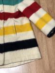 Vtg Hudson's Bay Company Point Blanket Wool Coat Jacket Women’s Sm/Med? England