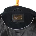 Mackage Cashmere Wool Belted Coat Double Breasted Leather Belt Buckle Peacoat S