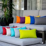 Gouchee Home Inc. Soleil Cushion, Blue