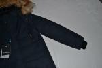 AUTHENTIC KIDS MACKAGE JO NAVY ALL SIZES WINTER DOWN KNEE LENGTH COAT  REAL FUR