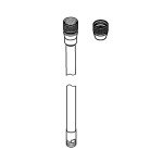 Grohe 46 174 000 Hose for K4 and Ladylux Cafe Faucets, 59-Inch, Chrome Finish