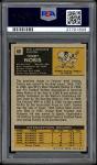 1971 Topps Football #60 Tommy Nobis PSA 8