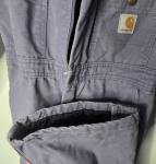 Rare Carhartt Kodiak Purple Quilted Lined Work Coveralls Jumpsuit Womens Small
