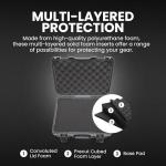 Nanuk Medium Series 910 Lightweight NK-7 Resin Waterproof Protective Case with Foam for Camcorder or Mirrorless Camera Kit, Graphite