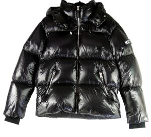 NEW Mackage Men's Kent Short Hooded Puffer Coat In Black SZ 44 #DC280