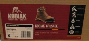Canadas Kodiak Crusade Mens 8M Leather Waterproof Composite Safety Toe 6" Boots 