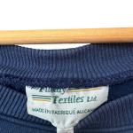 Vtg Fundy Textiles Halifax Nova Scotia Sweatshirt Island Beach Co Canada Blue XL