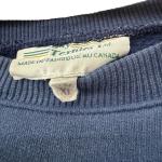 Vtg Fundy Textiles Halifax Nova Scotia Sweatshirt Island Beach Co Canada Blue XL