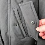 RUD BY RUDSAK Winter Coat Down Parka Women's Large Black Faux Fur Trim Warm