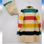 Vintage HUDSON's BAY Company Point Blanket Colorful WOOL COAT