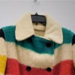Vintage HUDSON's BAY Company Point Blanket Colorful WOOL COAT