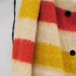 Vintage HUDSON's BAY Company Point Blanket Colorful WOOL COAT