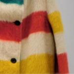 Vintage HUDSON's BAY Company Point Blanket Colorful WOOL COAT