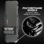 NANUK 995 Hard Case 55” with Wheels & Customizable Foam Insert, IP67 Waterproof & Crushproof, Rugged Construction for Ultimate Protection, Made in North America – Olive (55.1” x 17.3” x 6.6”)