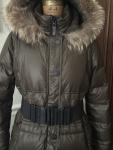 RUDSAK GENIE MAXI DOWN PUFFER FUR  TRIM Hooded Coat LARGE