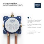 GROHE 35601000 Rapido Smartbox Universal Rough-in Box, No Finish