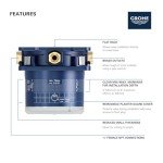 GROHE 35601000 Rapido Smartbox Universal Rough-in Box, No Finish