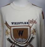 The Whistler Clothing Co Vintage Alpine Canadian Skiing Pullover Size Medium 